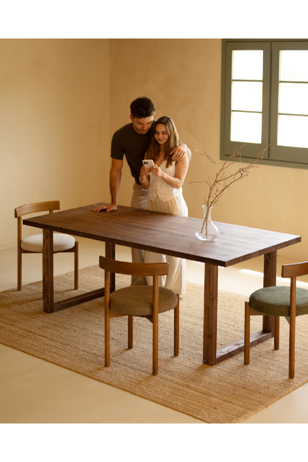 Scandinavian Style Dining Table | Decowood Cairo | Oroa.com