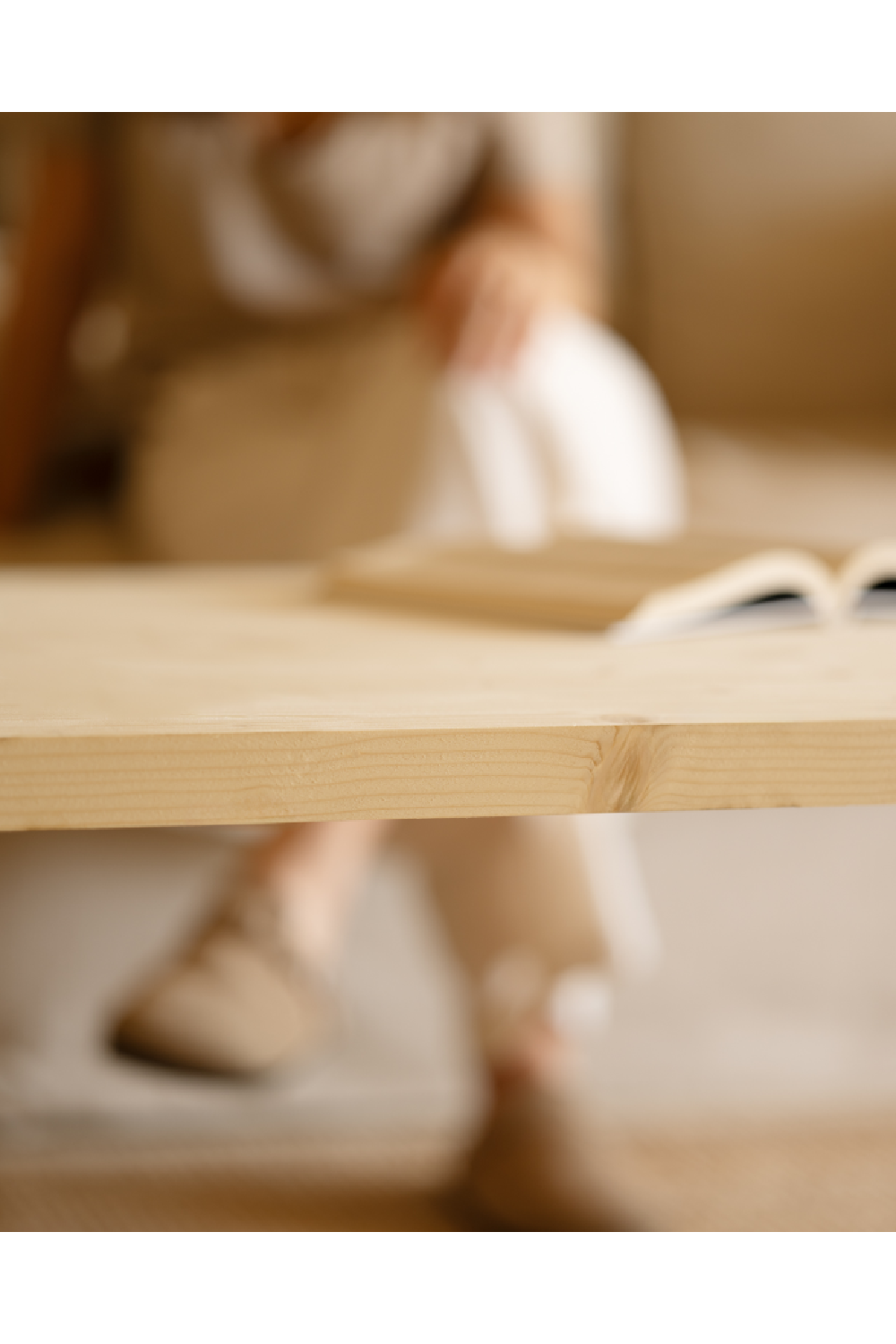 Minimalist Rectangular Coffee Table | Decowood Cairo | Oroa.com