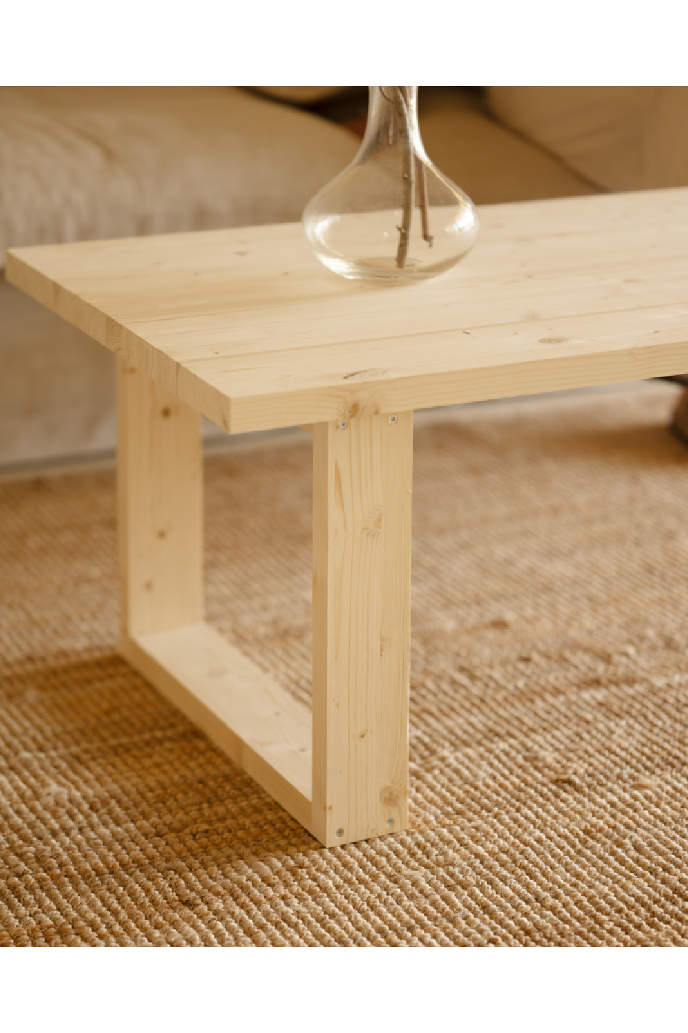 Minimalist Rectangular Coffee Table | Decowood Cairo | Oroa.com