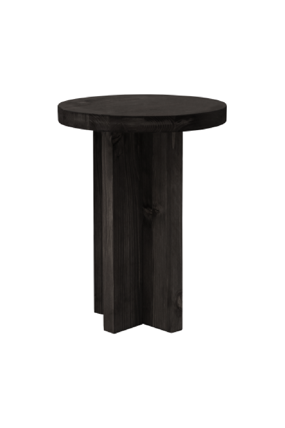 Round Solid Wood Stool | Decowood Tokyo | Oroa.com