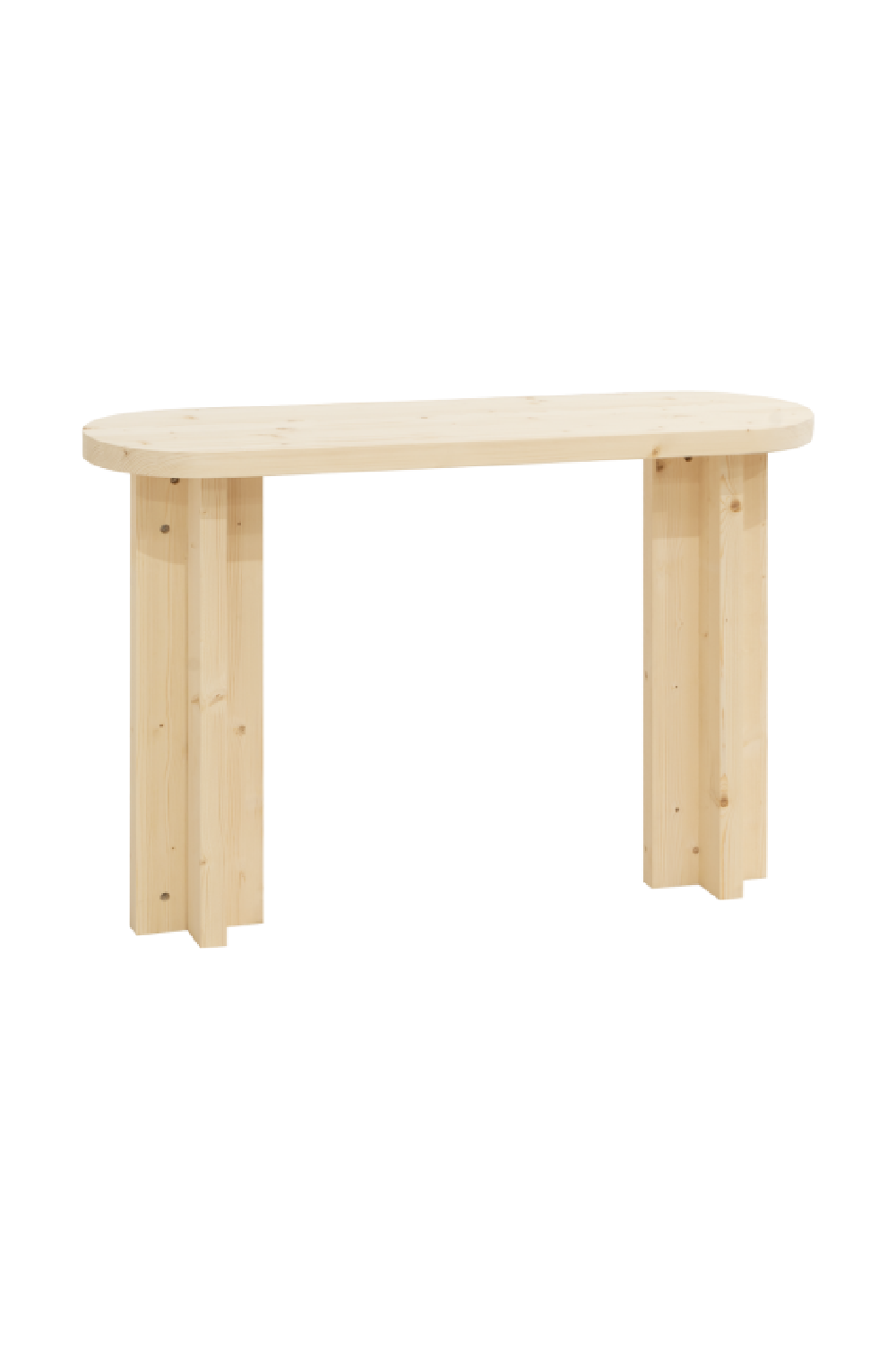 Japandi Oval Console Table | Decowood Tokyo | Oroa.com