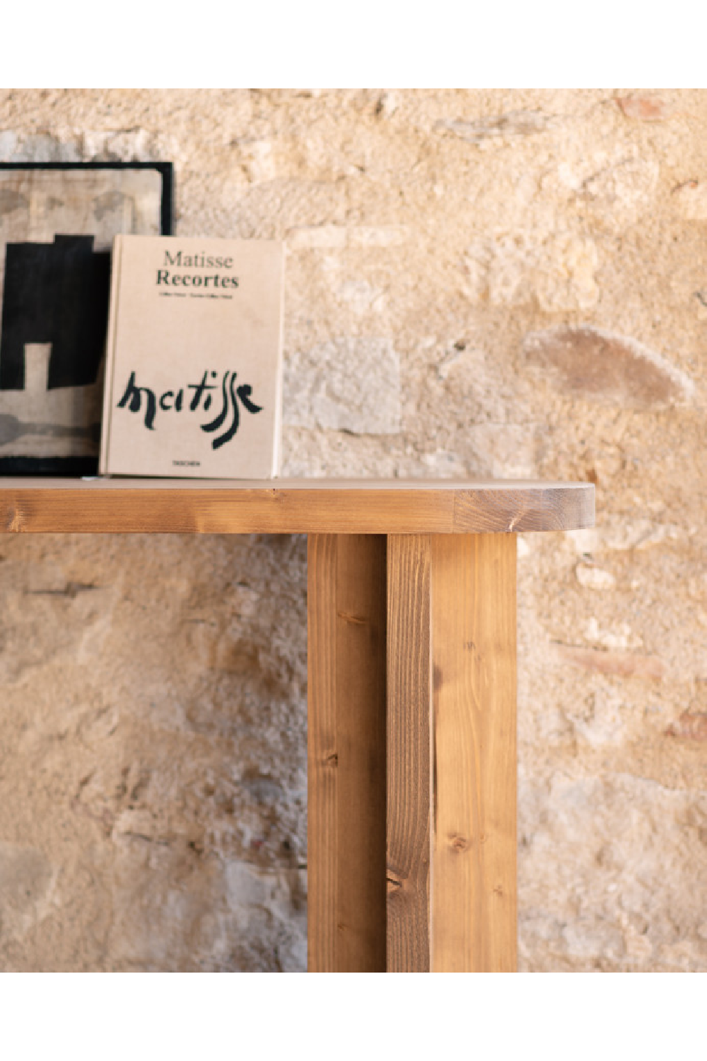 Japandi Oval Console Table | Decowood Tokyo | Oroa.com