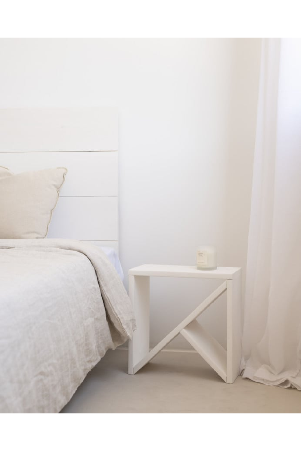 Solid Pine Side Table | Decowood Stoke | OROA.com