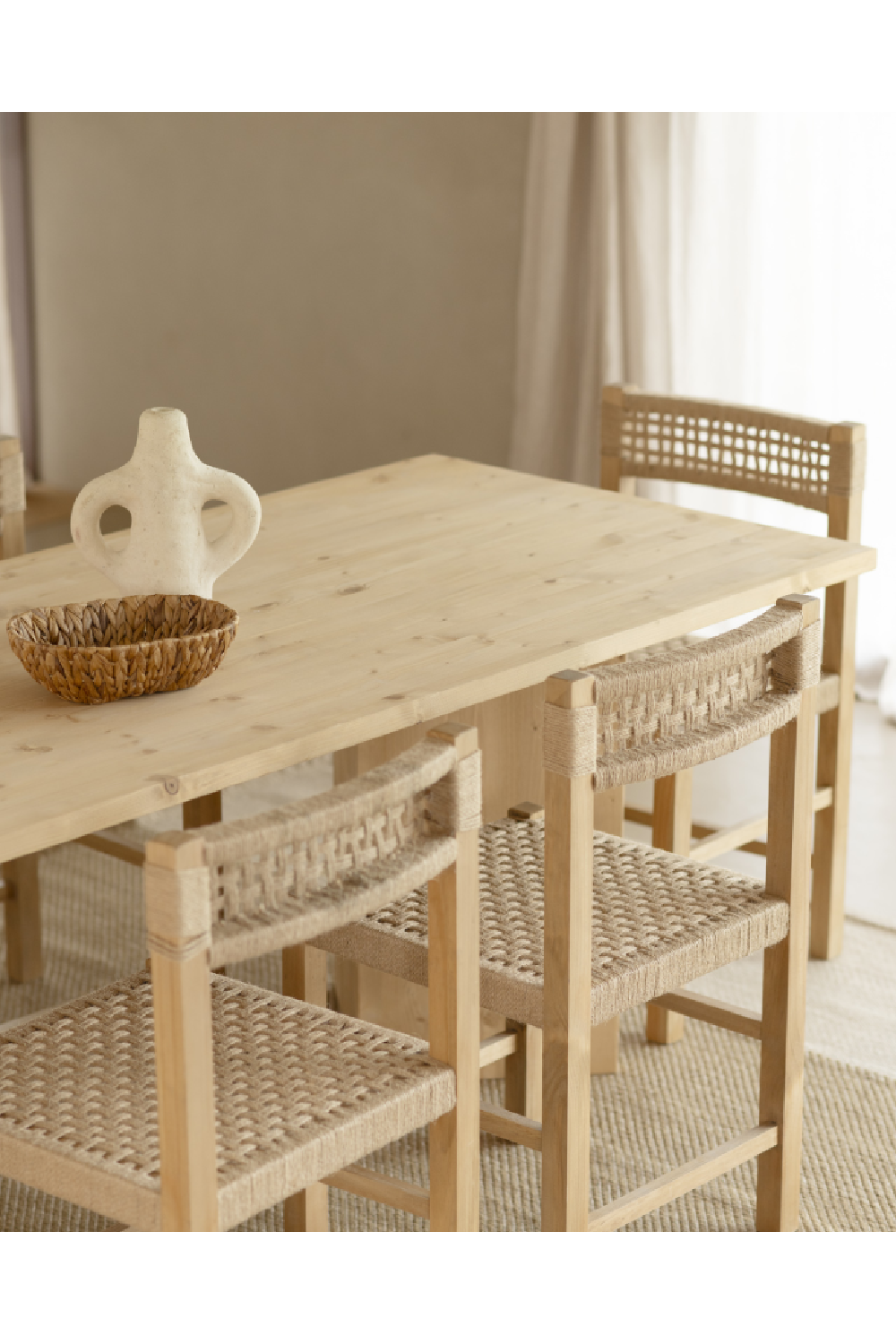 Japandi Style Dining Table | Decowood Kyoto | Oroa.com