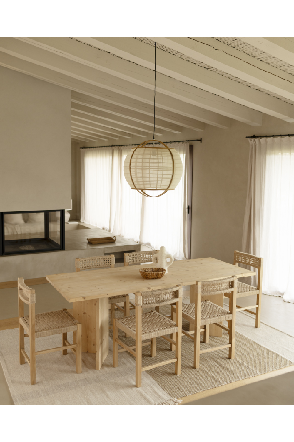 Japandi Style Dining Table | Decowood Kyoto | Oroa.com