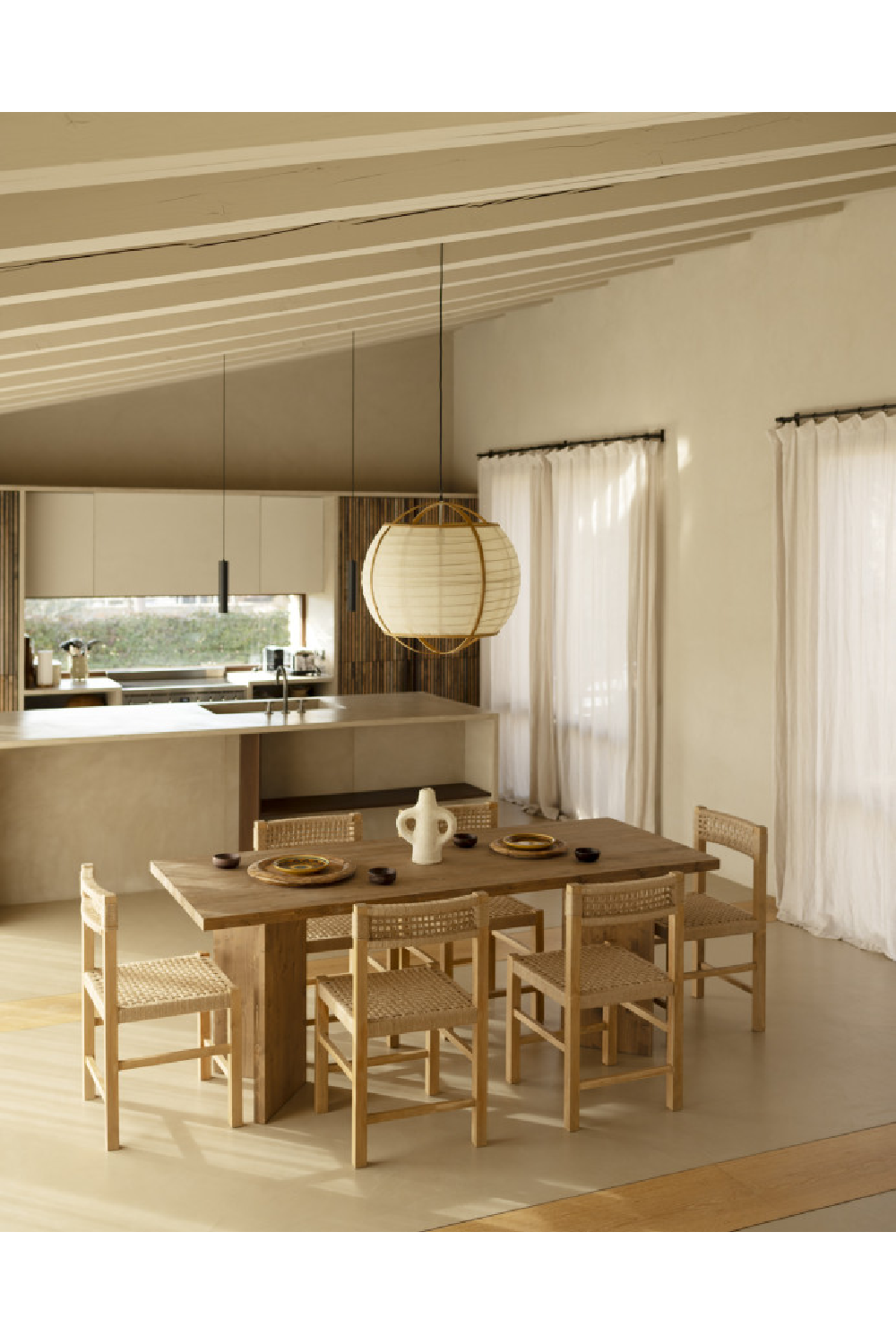 Japandi Style Dining Table | Decowood Kyoto | Oroa.com