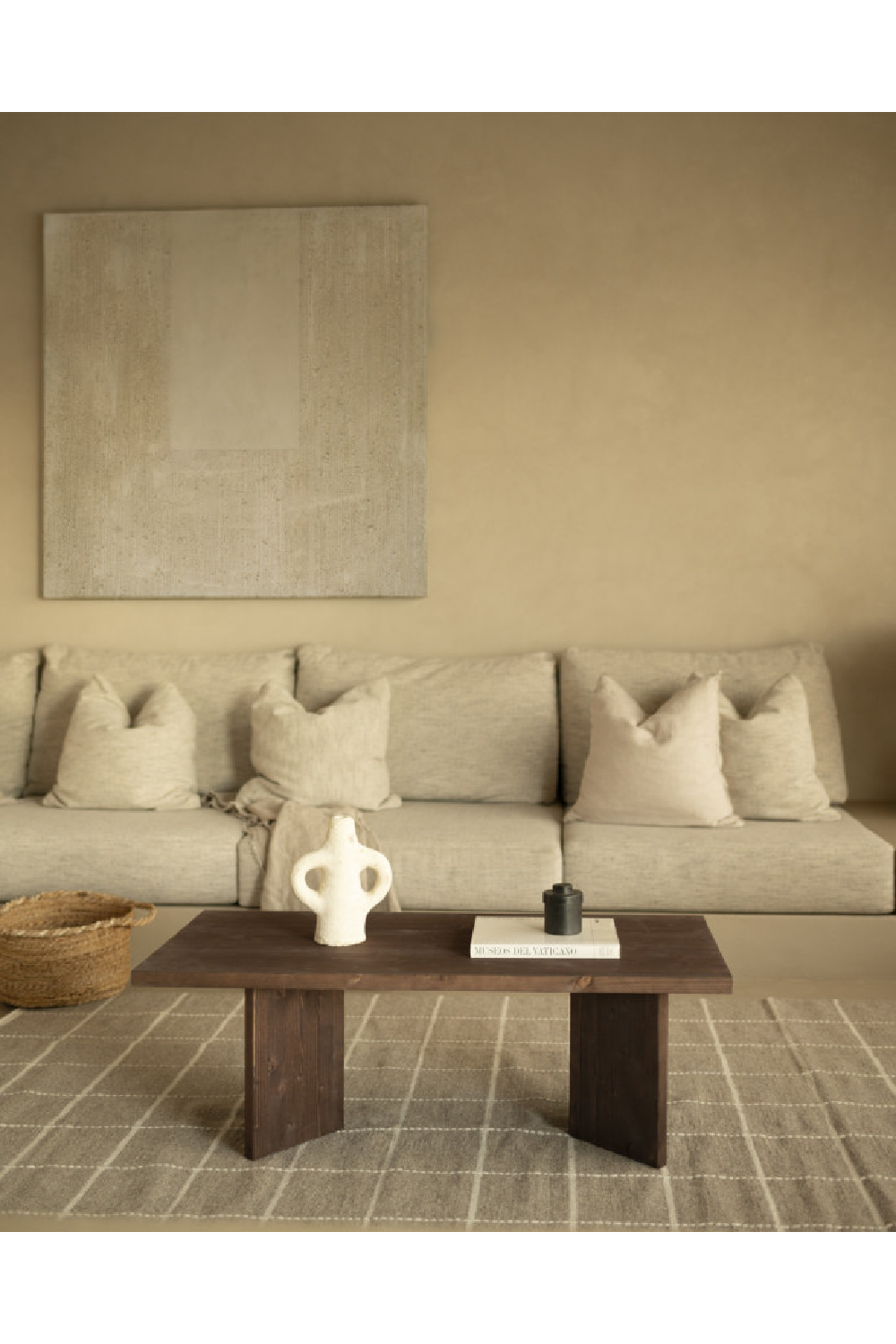 Rectangular Fir Wood Coffee Table | Decowood Kyoto | Oroa.com