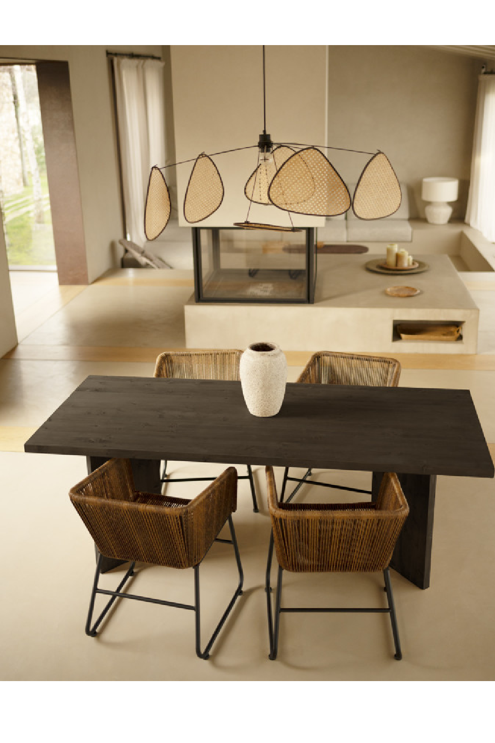 Japandi Style Dining Table | Decowood Kyoto | Oroa.com