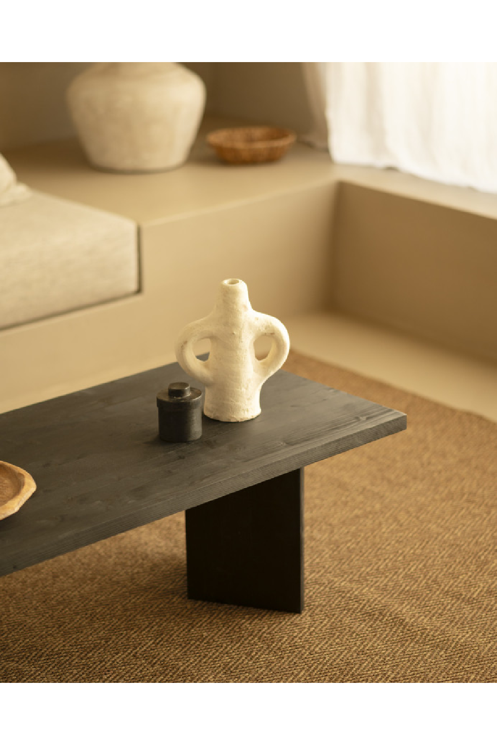 Rectangular Fir Wood Coffee Table | Decowood Kyoto | Oroa.com