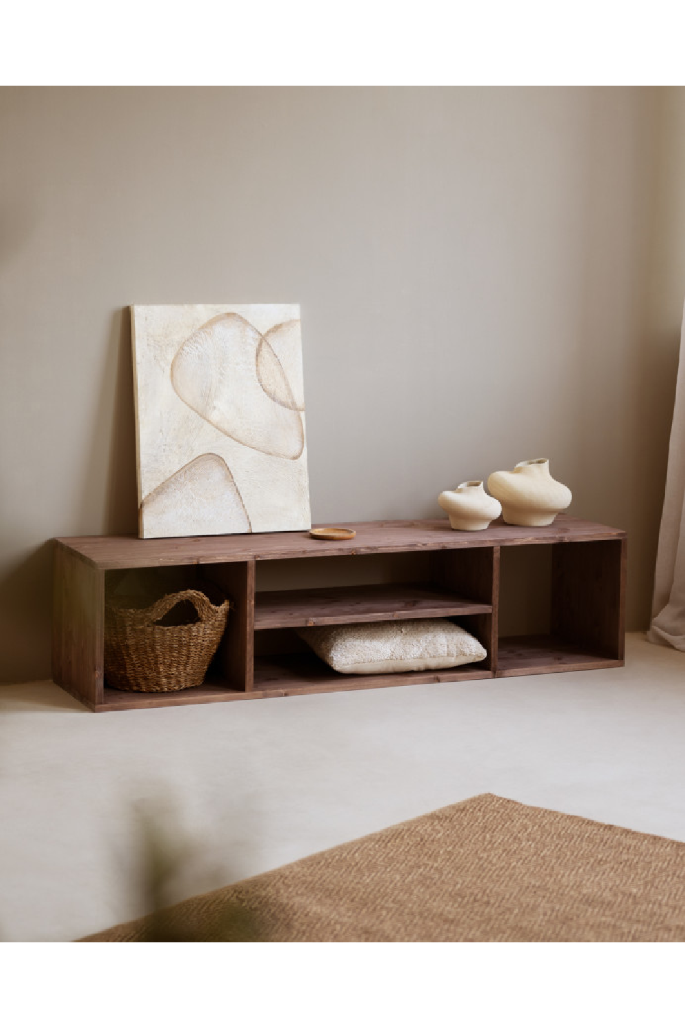 Open Shelves TV Cabinet | Decowood Hera | Oroa.com