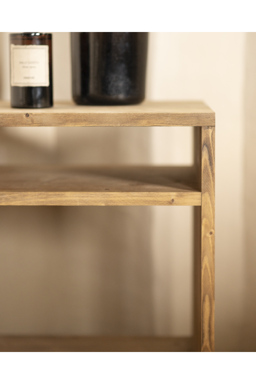 Minimalist Wooden Nightstand | Decowood Hera | Oroa.com