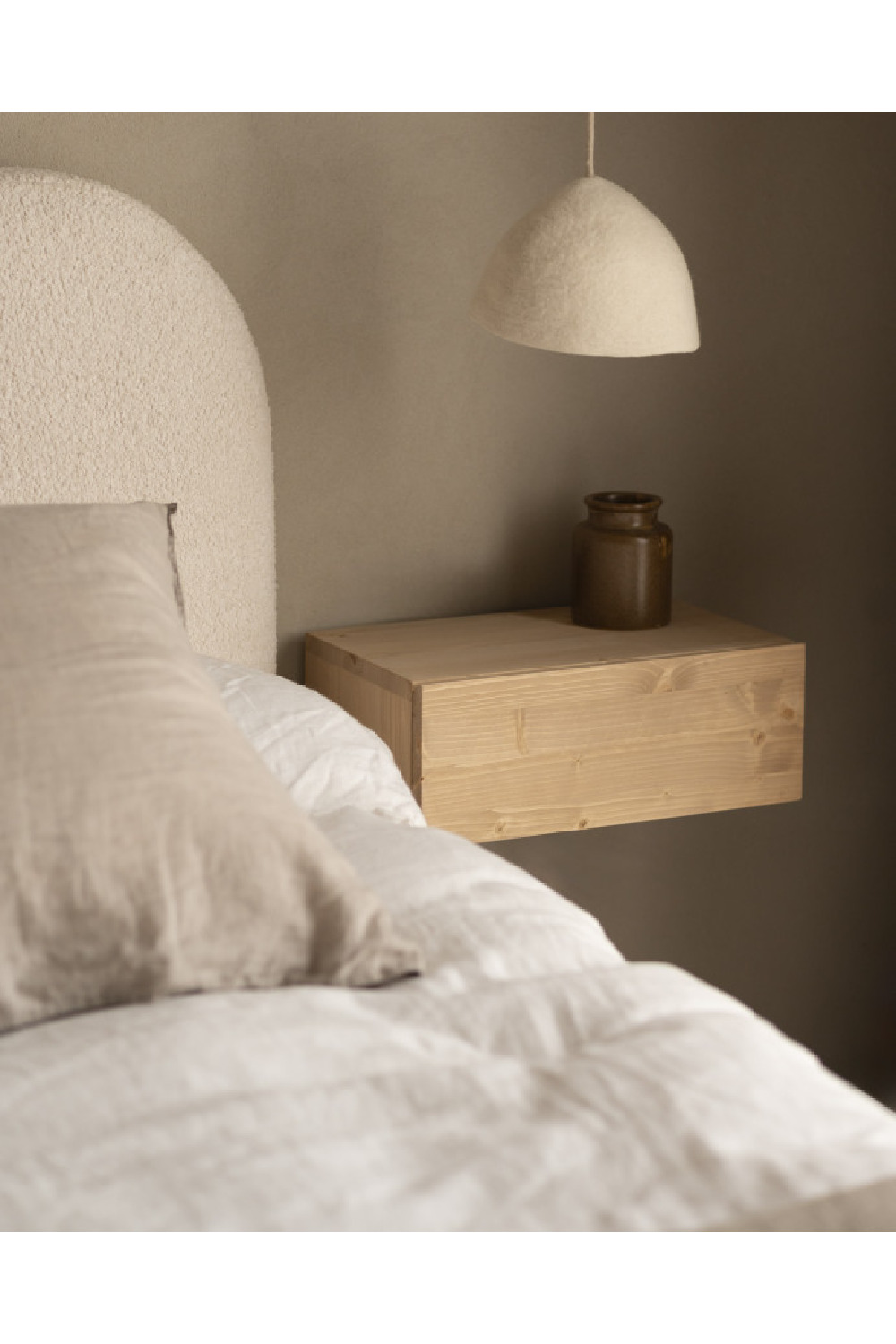 Floating Drawer Bedside Table Set (2) | Decowood Ingrid | Oroa.com
