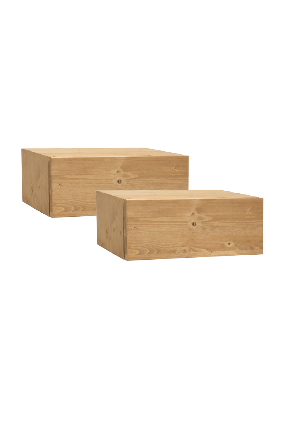 Floating Drawer Bedside Table Set (2) | Decowood Ingrid | Oroa.com