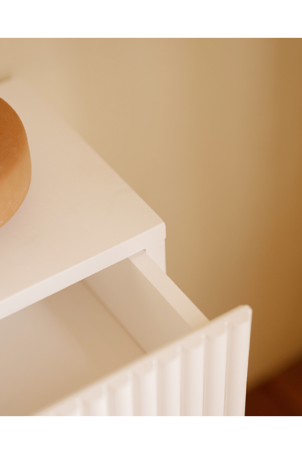 Fluted Floating Bedside Table Set (2) | Decowood Bali | Oroa.com