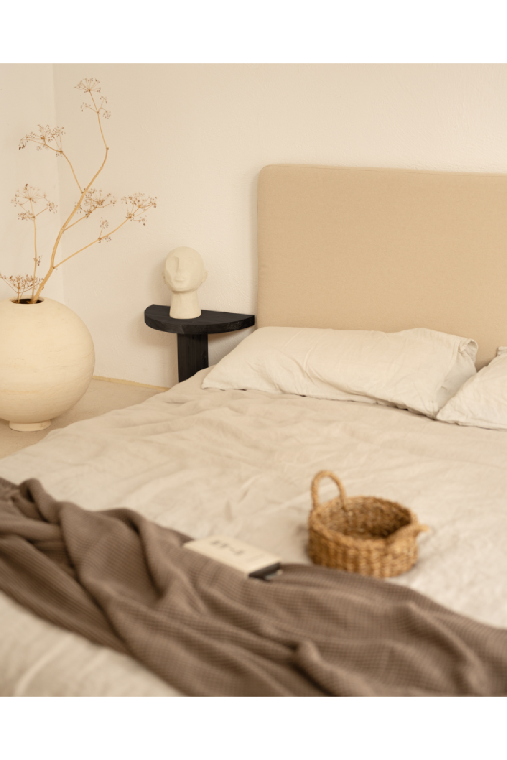 Semi-Circle Wooden Side Tables (2) | Decowood Tokyo | Oroa.com