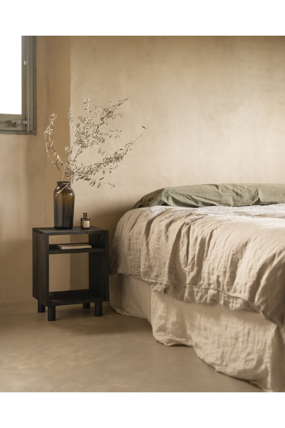 Minimalist Wooden Nightstands (2) | Decowood Hera | Oroa.com