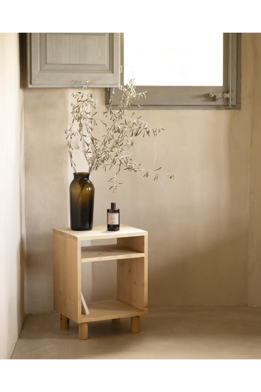 Minimalist Wooden Nightstands (2) | Decowood Hera | Oroa.com