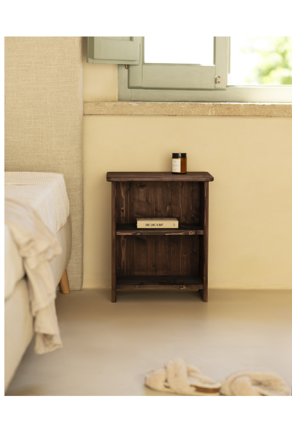 Wooden Open Compartment Nightstands (2) | Decowood Ion | Oroa.com