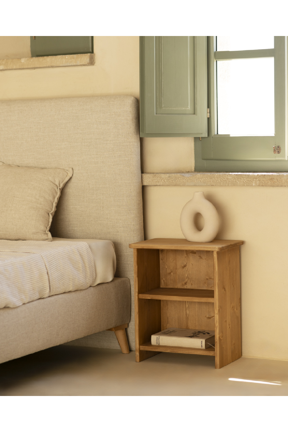 Wooden Open Compartment Nightstands (2) | Decowood Ion | Oroa.com