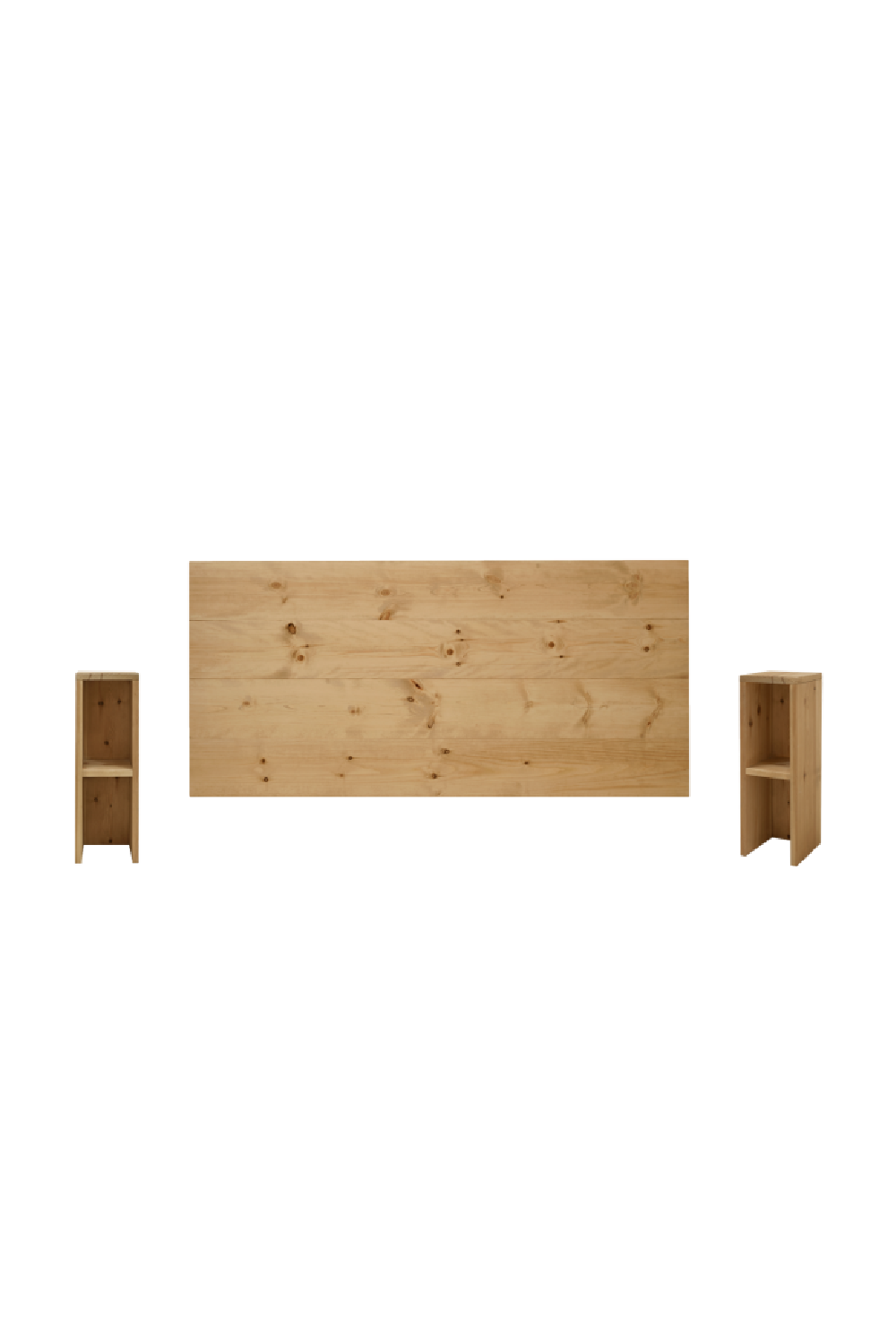 Wooden Headboard and Bedside Table | Decowood Flandes + Lina | Oroa.com
