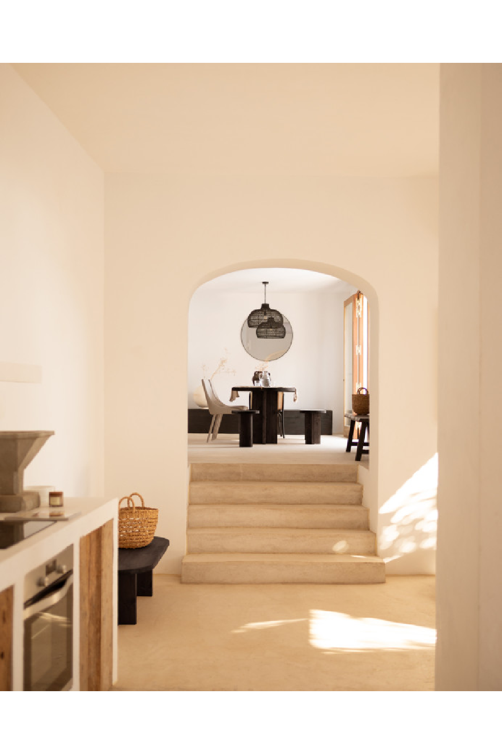 Oval Dining Table and Bench Set | Decowood Tokyo | Oroa.com