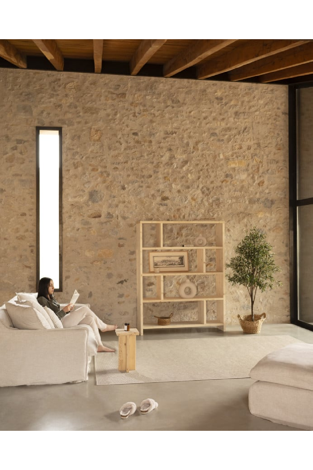 Solid Wood Bookcase | Decowood Rose | Oroa.com