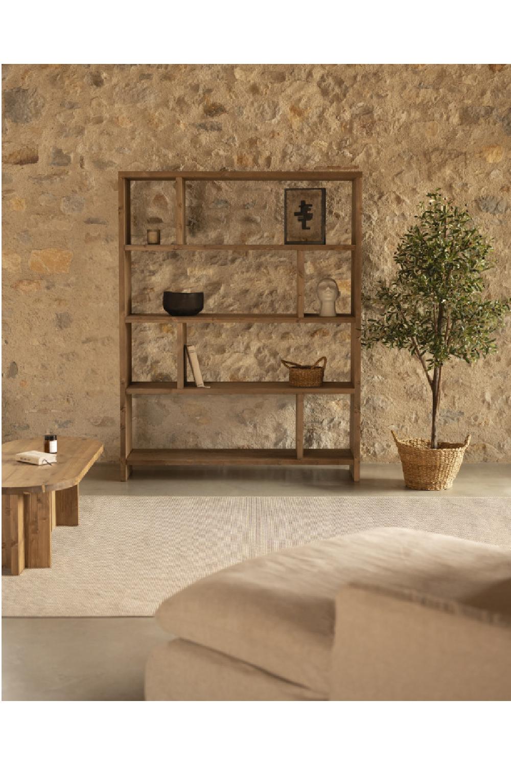 Solid Wood Bookcase | Decowood Rose | Oroa.com