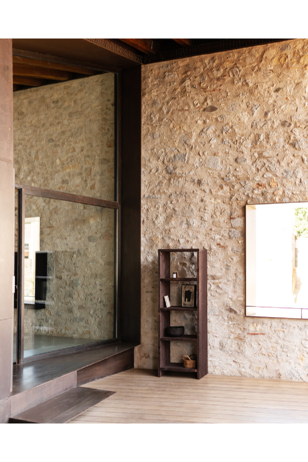 Solid Wood 4-Layer Bookcase | Decowood Rose | Oroa.com