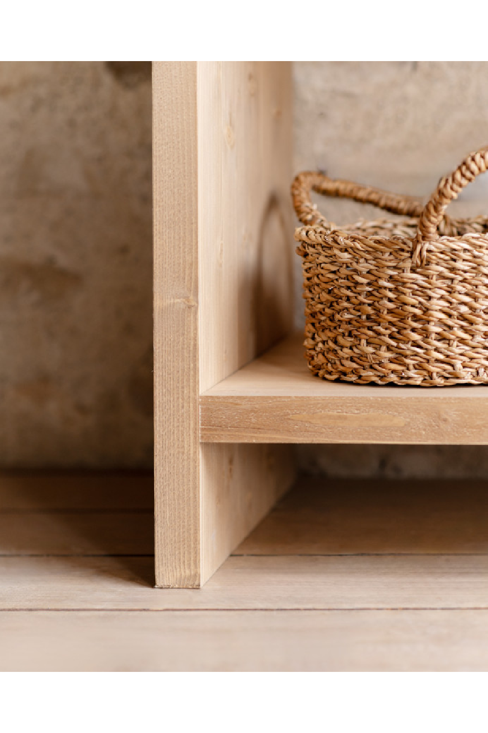 Solid Wood 4-Layer Bookcase | Decowood Rose | Oroa.com