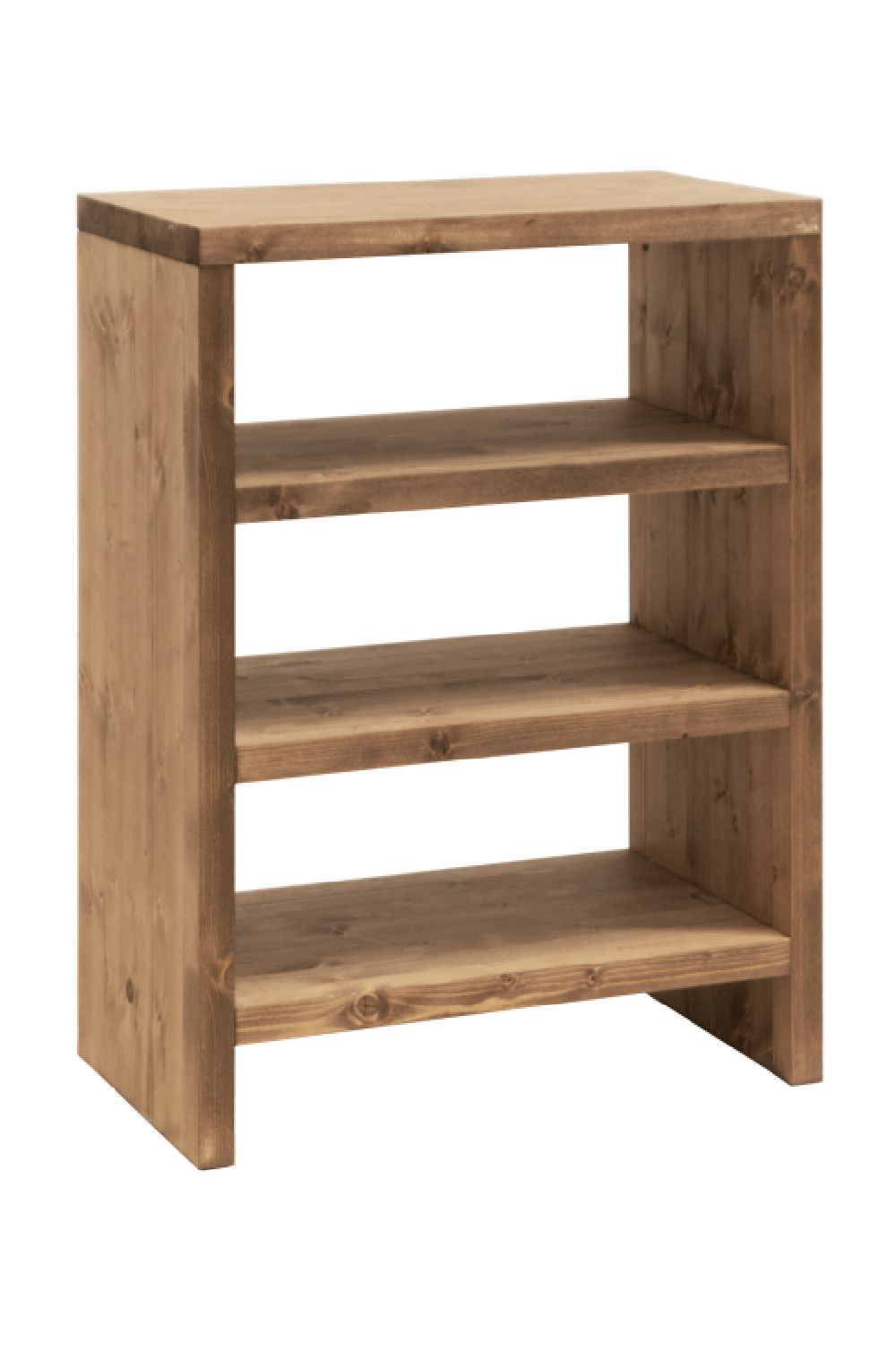 Solid Wood 3-Layer Bookcase | Decowood Rose | Oroa.com