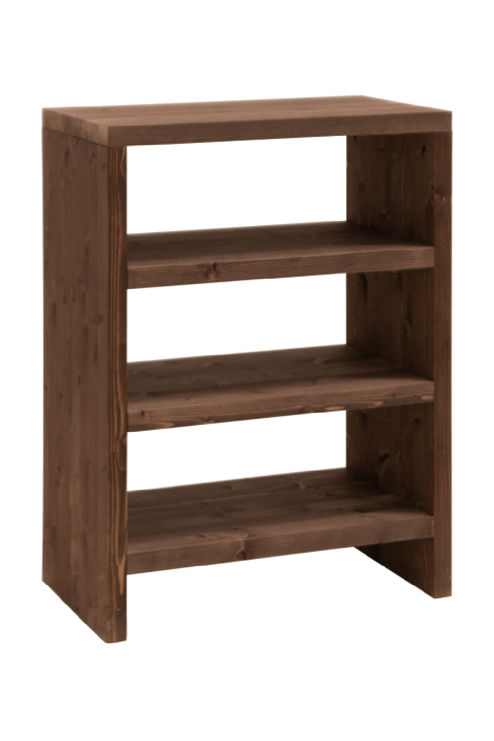 Solid Wood 3-Layer Bookcase | Decowood Rose | Oroa.com