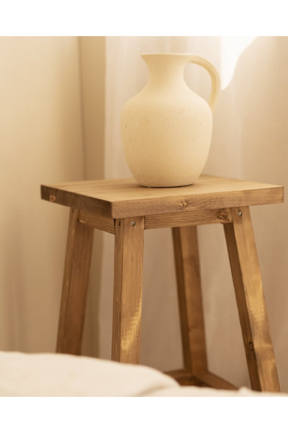 Spruce Wood Stool | Decowood Siep | Oroa.com