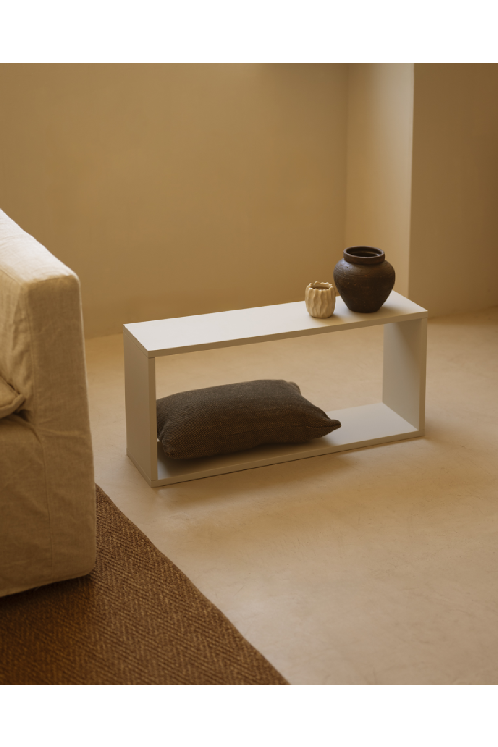 Minimalist Wooden Side Shelf | Decowood Saura | OROA.com