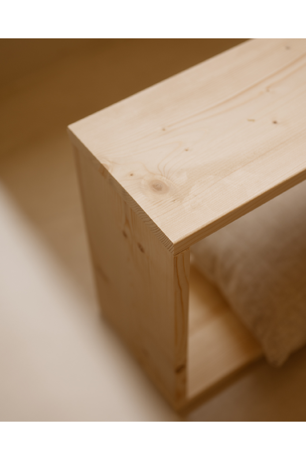 Minimalist Wooden Side Shelf | Decowood Saura | OROA.com