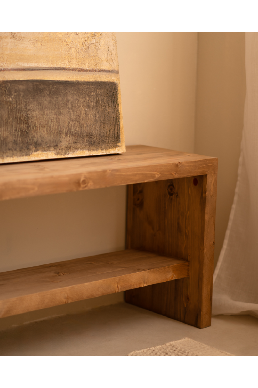 Solid Wood Shoe Bench | Decowood Telva | OROA.com