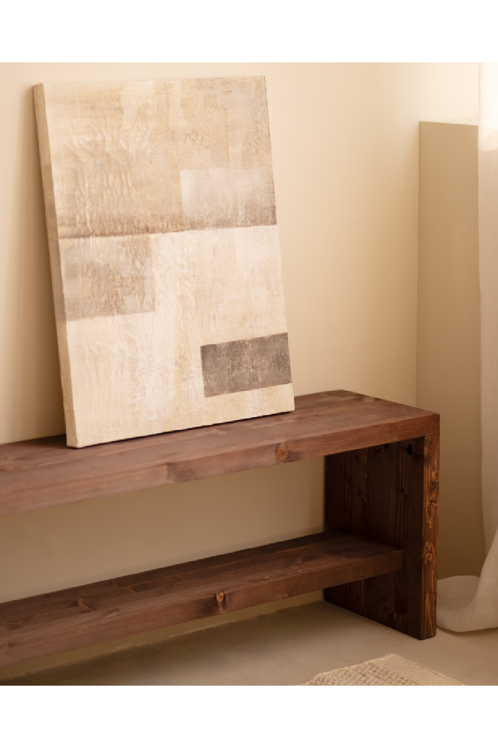 Solid Wood Shoe Bench | Decowood Telva | OROA.com