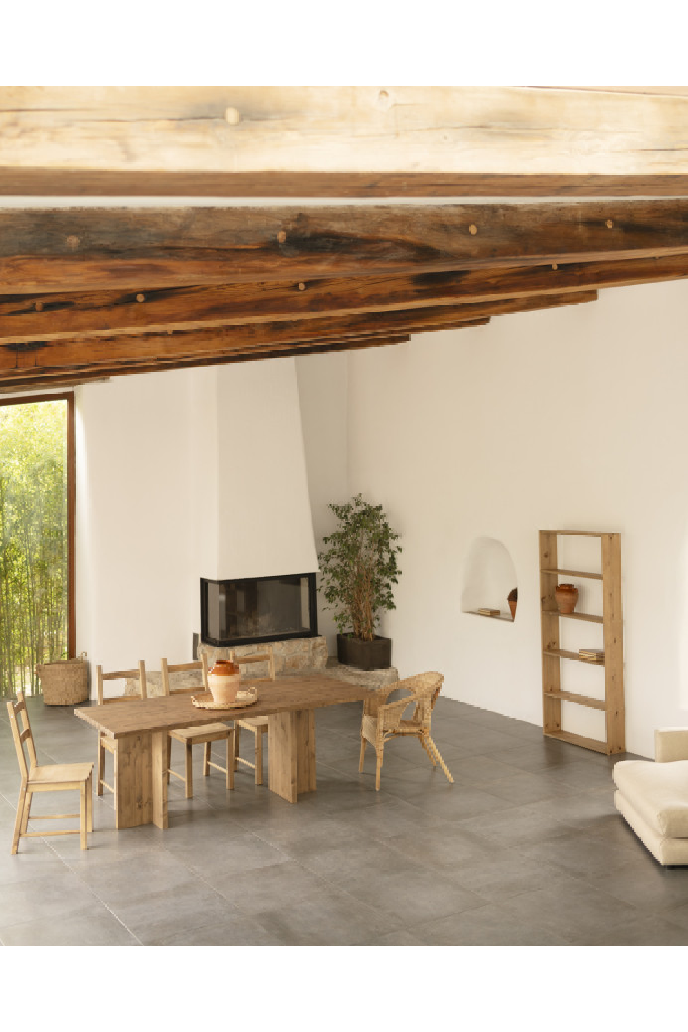 Rectangular Solid Wood Dining Table | Decowood Tena | Oroa.com