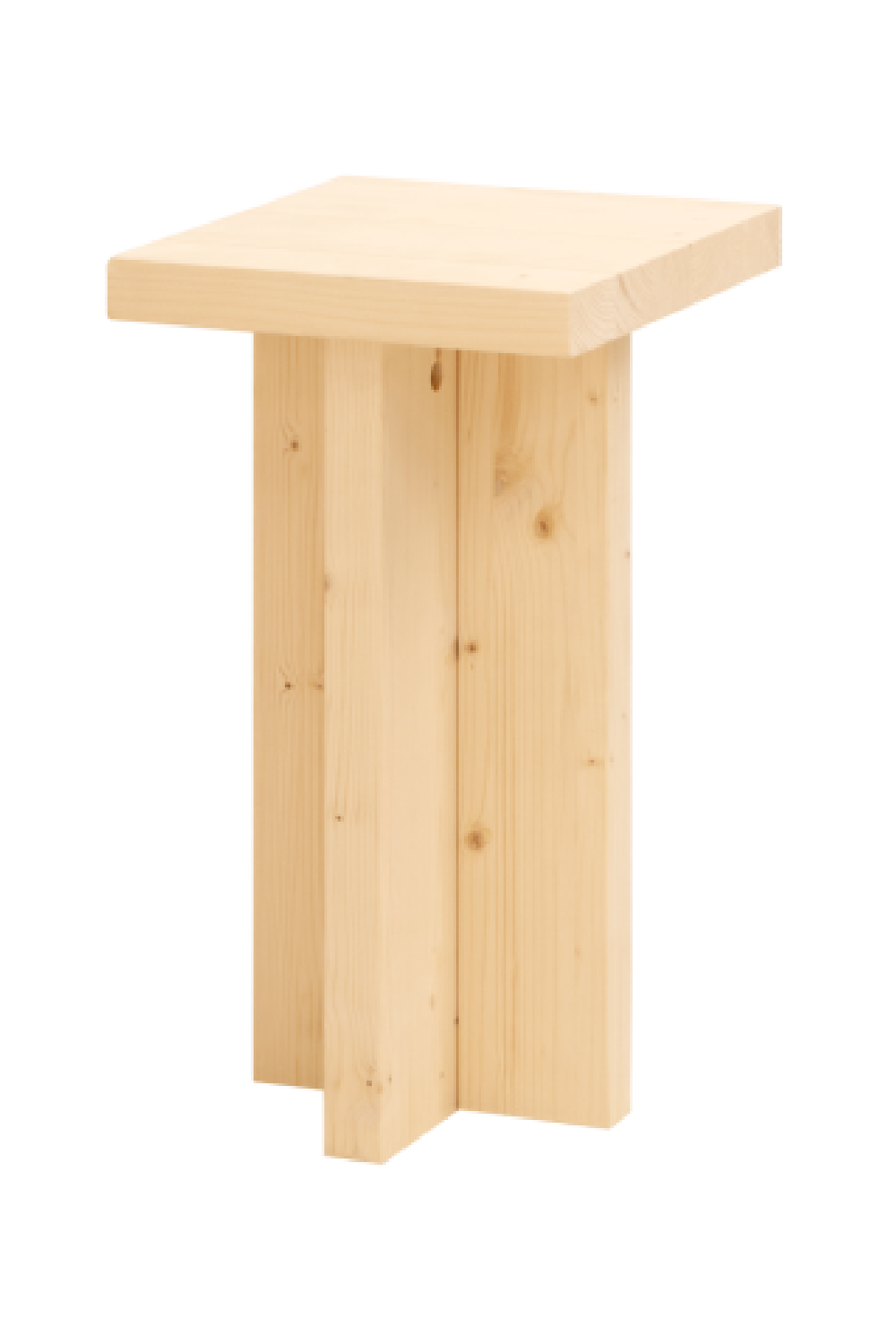 Square Solid Wood Side Table | Decowood Tena | Oroa.com