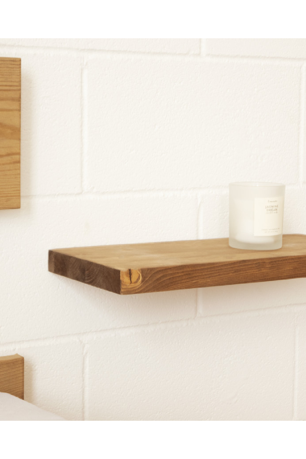 Solid Pine Floating Shelf Nightstand | Decowood Hak | Oroa.com