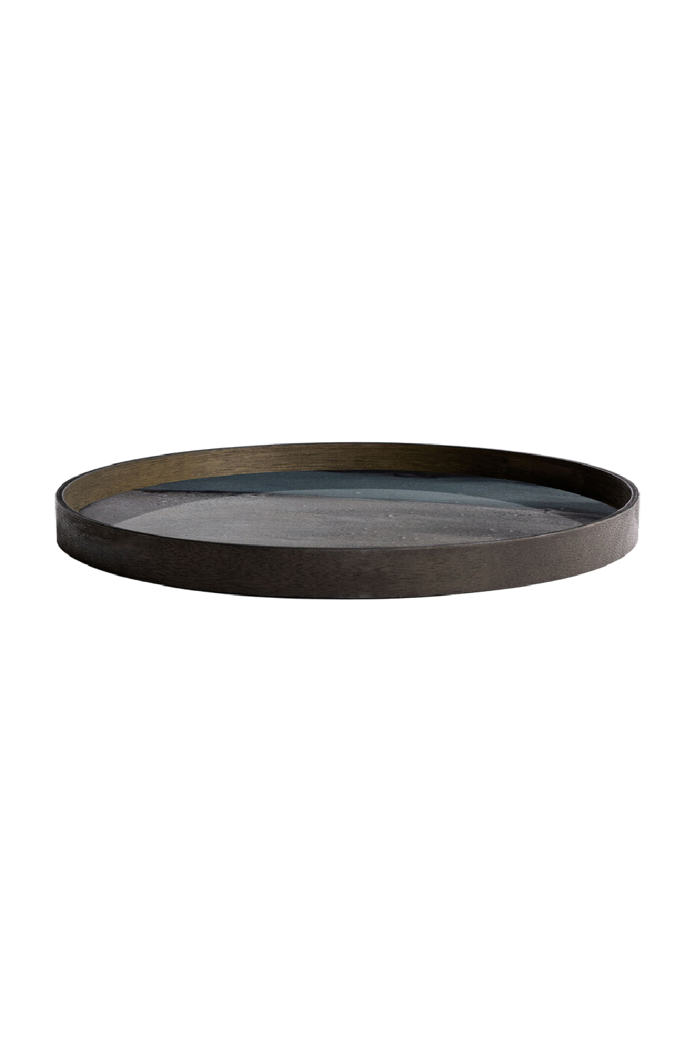 Hand-painted Glass Round Tray | Ethnicraft Organic | Oroa.com