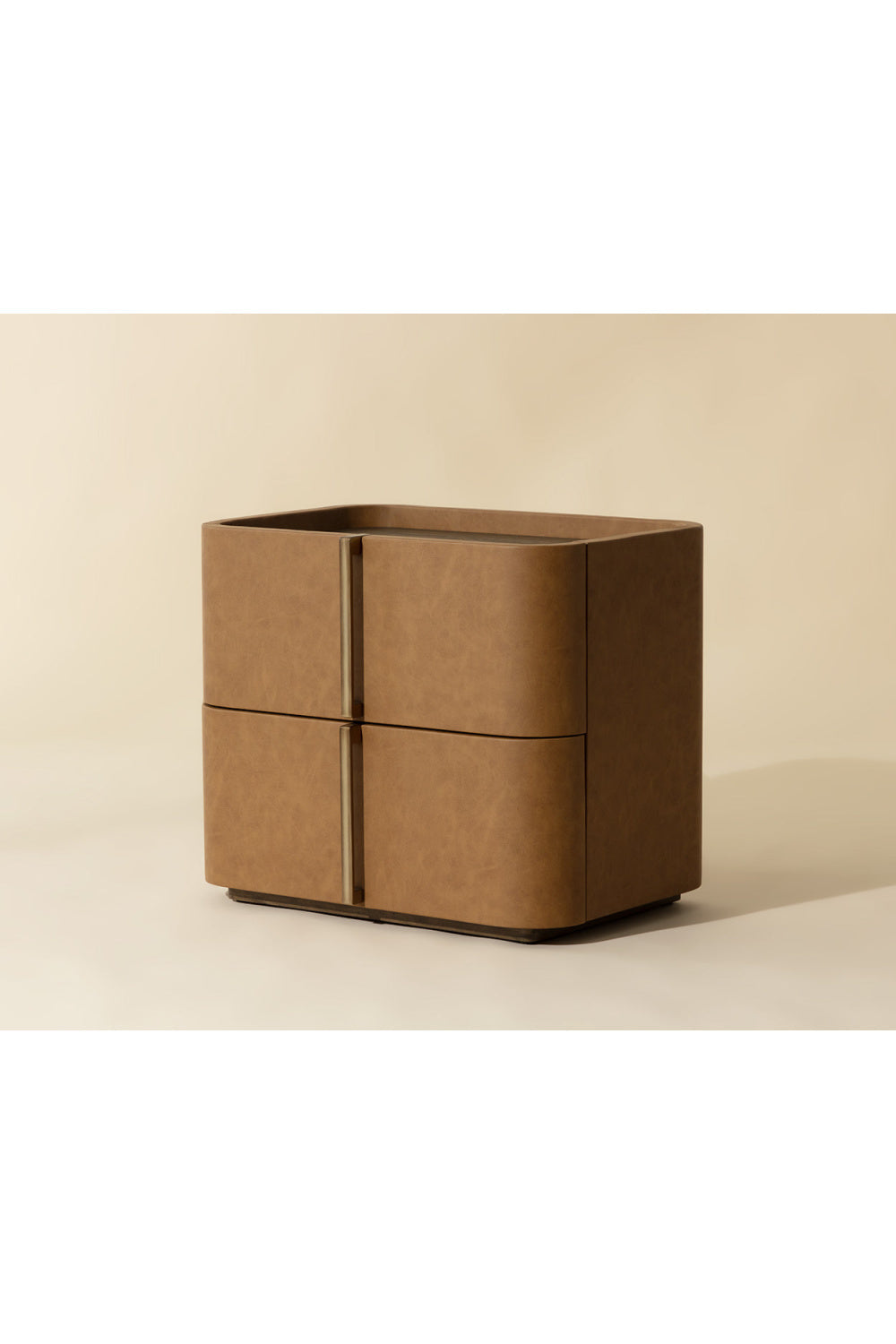 Leather-Look 2-Drawer Nightstand by Splendido Jamille, alternate view 22