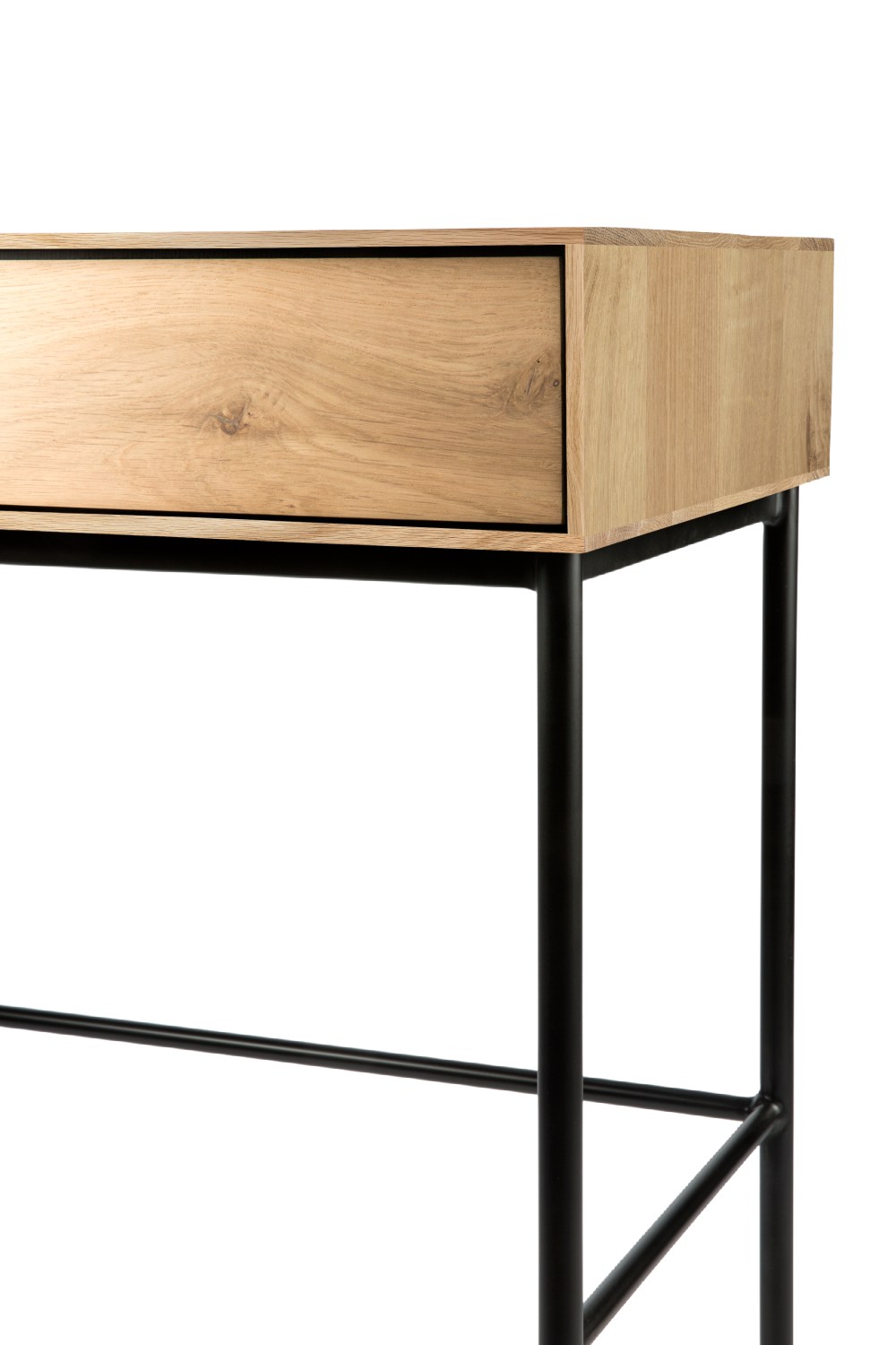 Solid Oak 2-Drawer Desk | Ethnicraft Blackbird | Oroa.com