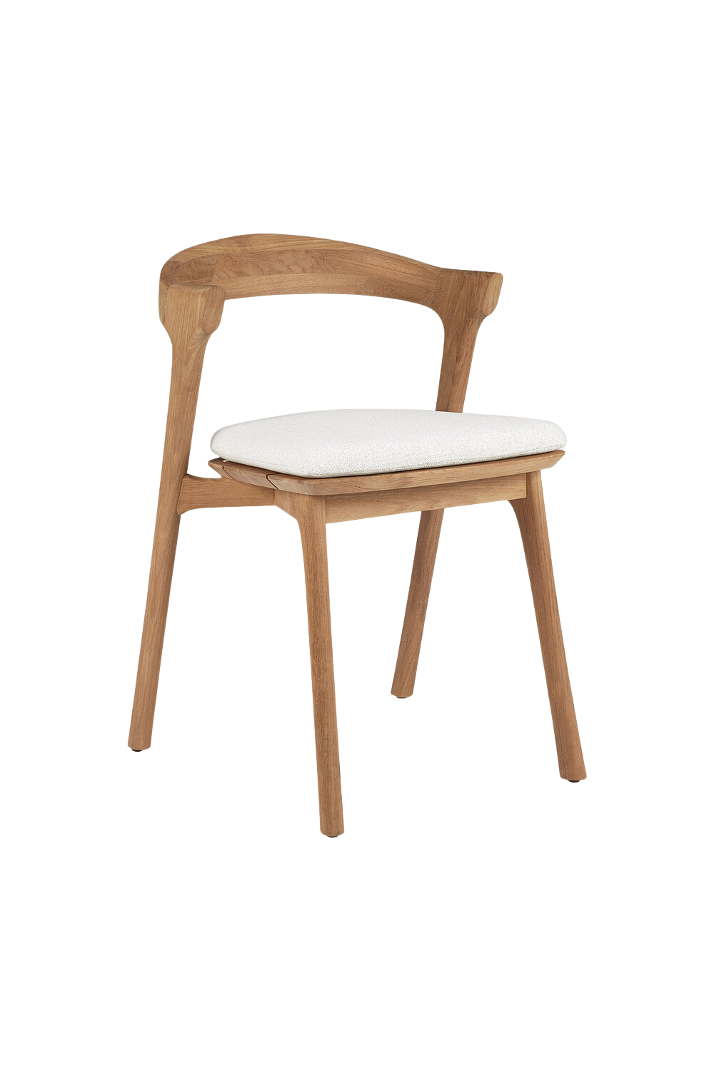Outdoor Chair Seat Cushion – material finish angled view