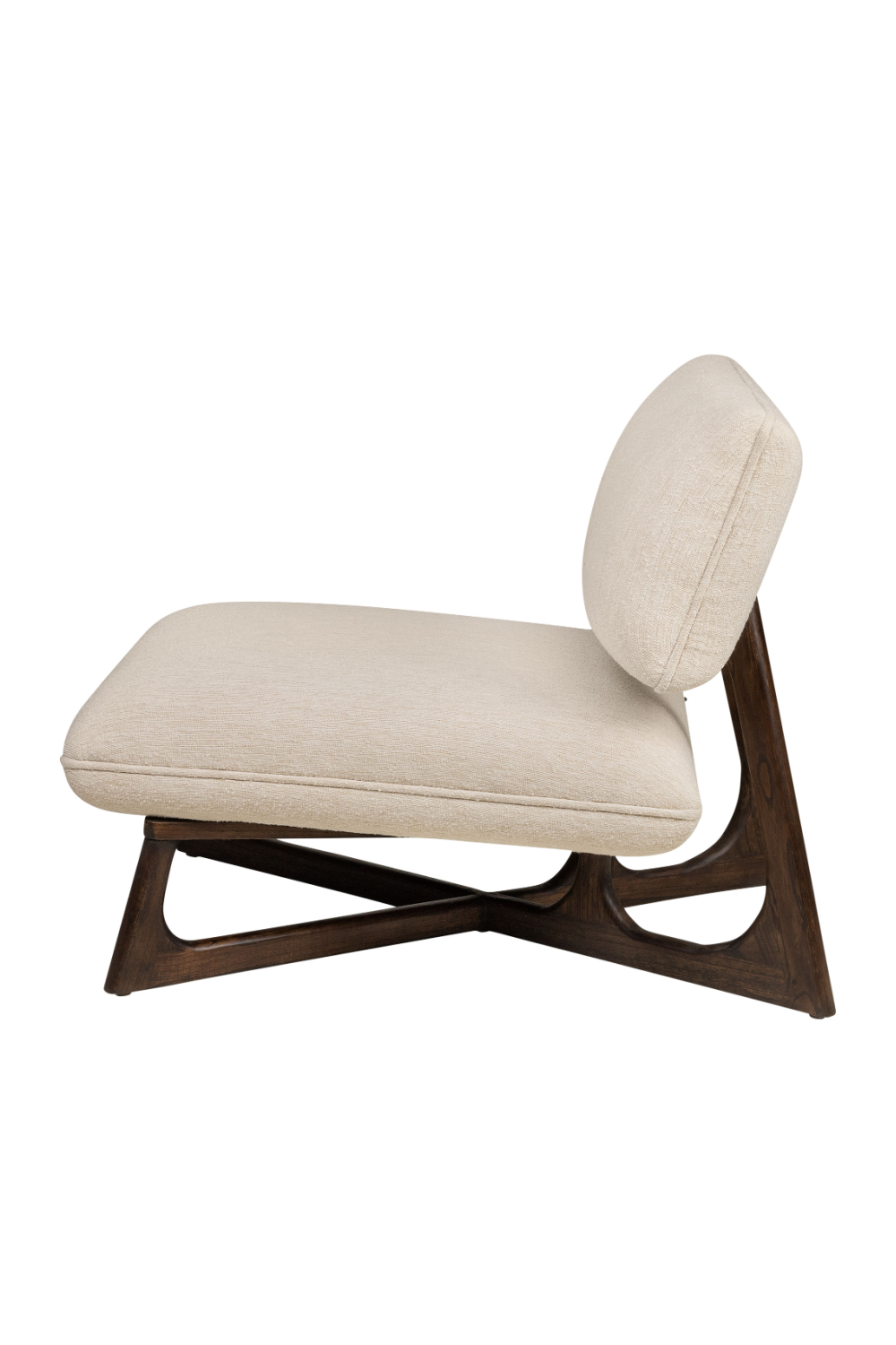 Beige Upholstered Lounge Chair | Versmissen Londa | Oroa.com