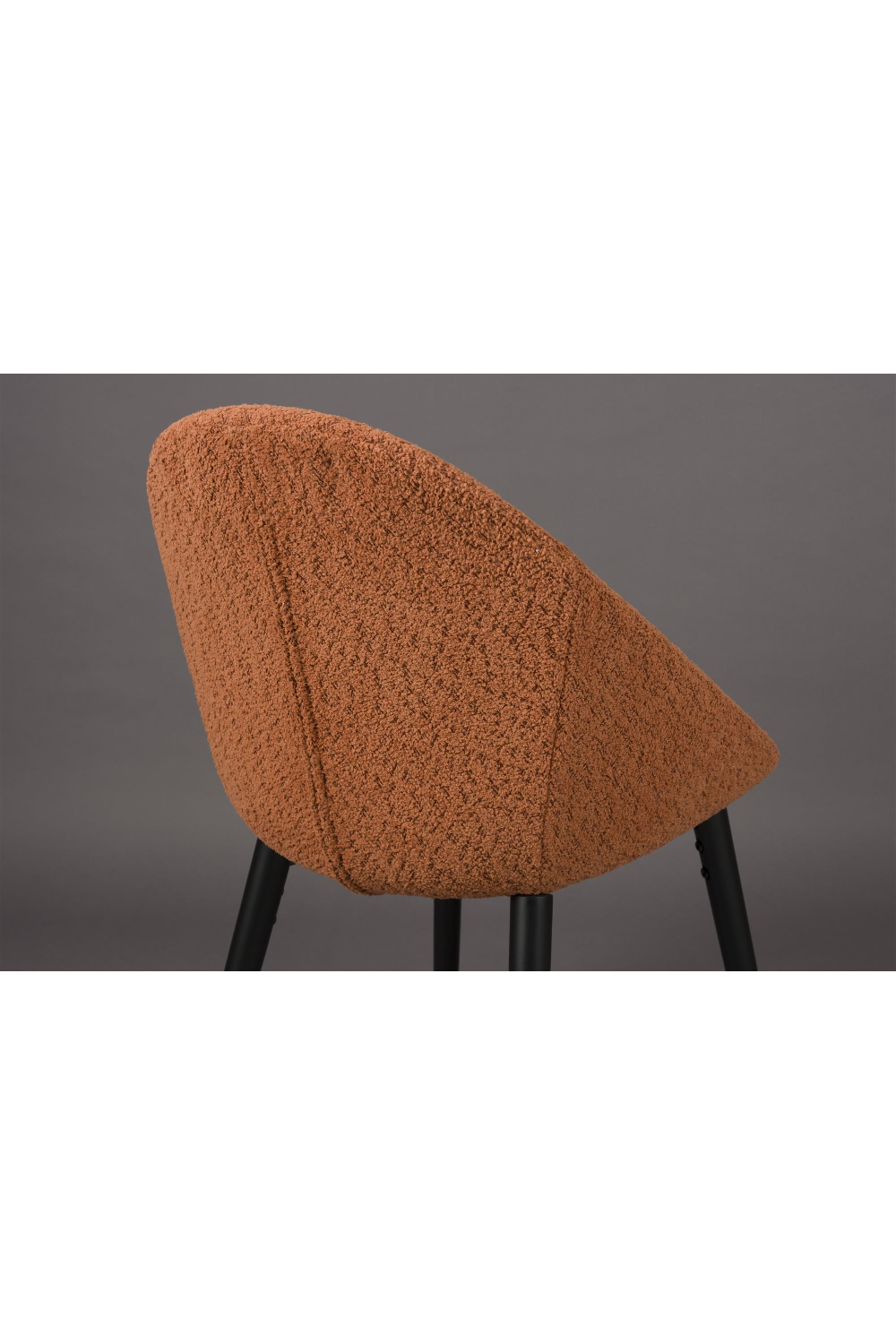 Bouclé Tub Dining Chairs (2) | Dutchbone Fenna | OROA.com