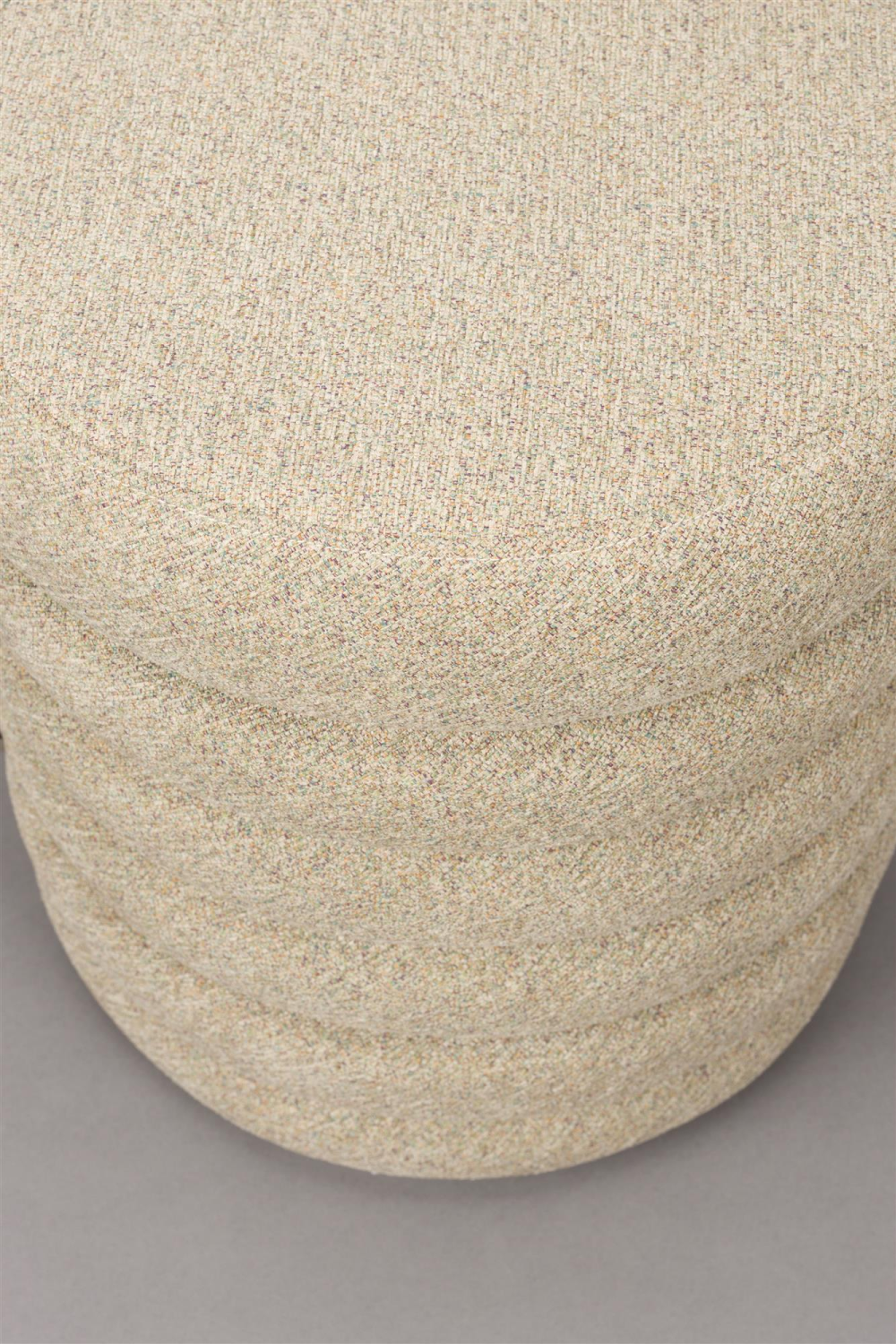 Bouclé Upholstered Stool | Dutchbone Fern | OROA.com