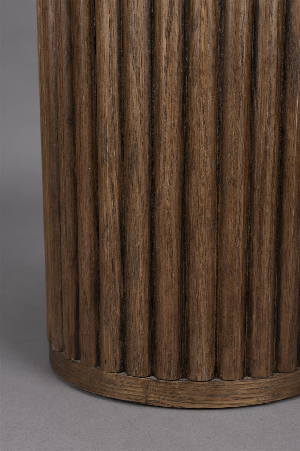 Cream Travertine Round Side Table | Dutchbone Arda | OROA.com