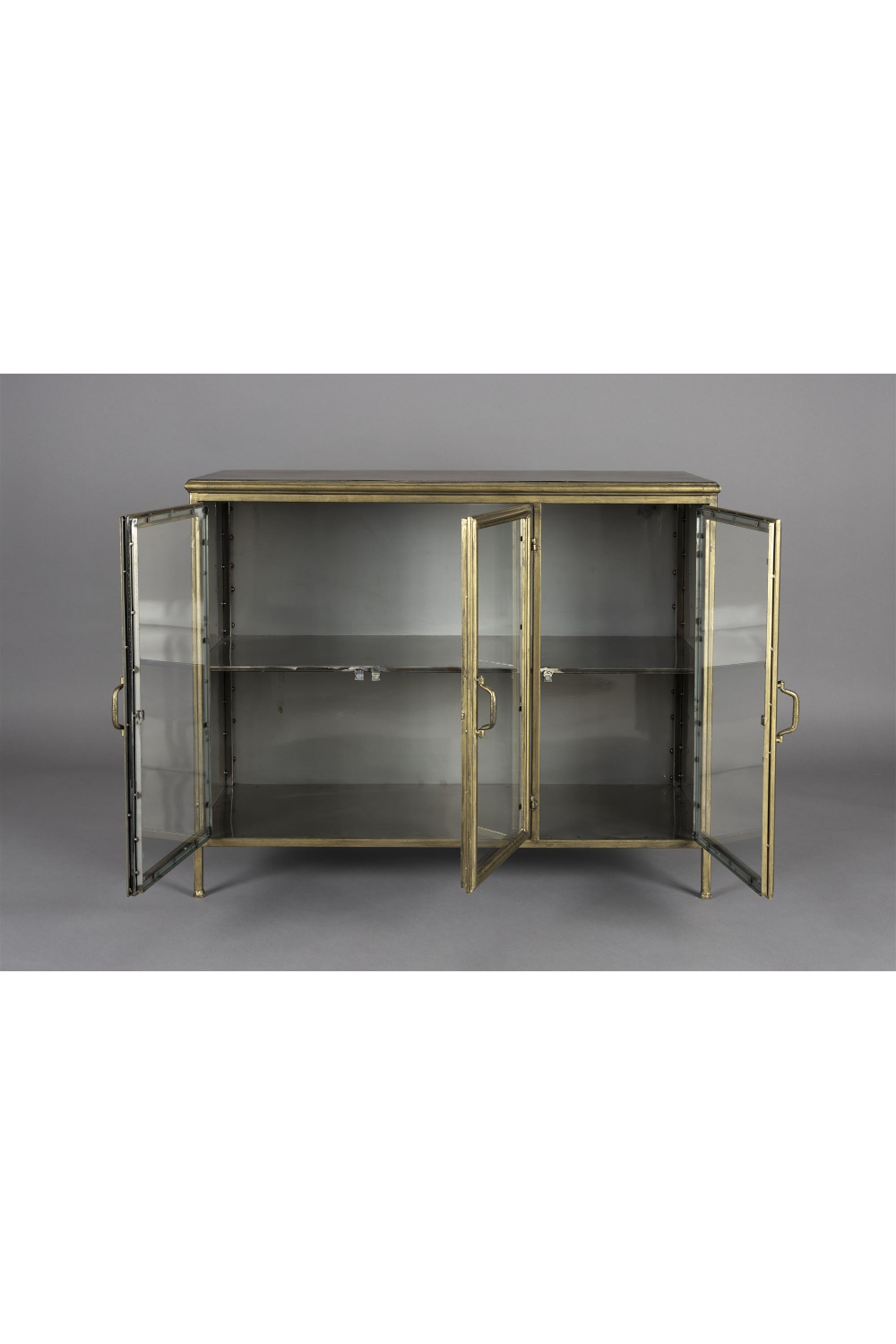 Antique Brass 3-Door Sideboard | Dutchbone Gertlush | OROA.com