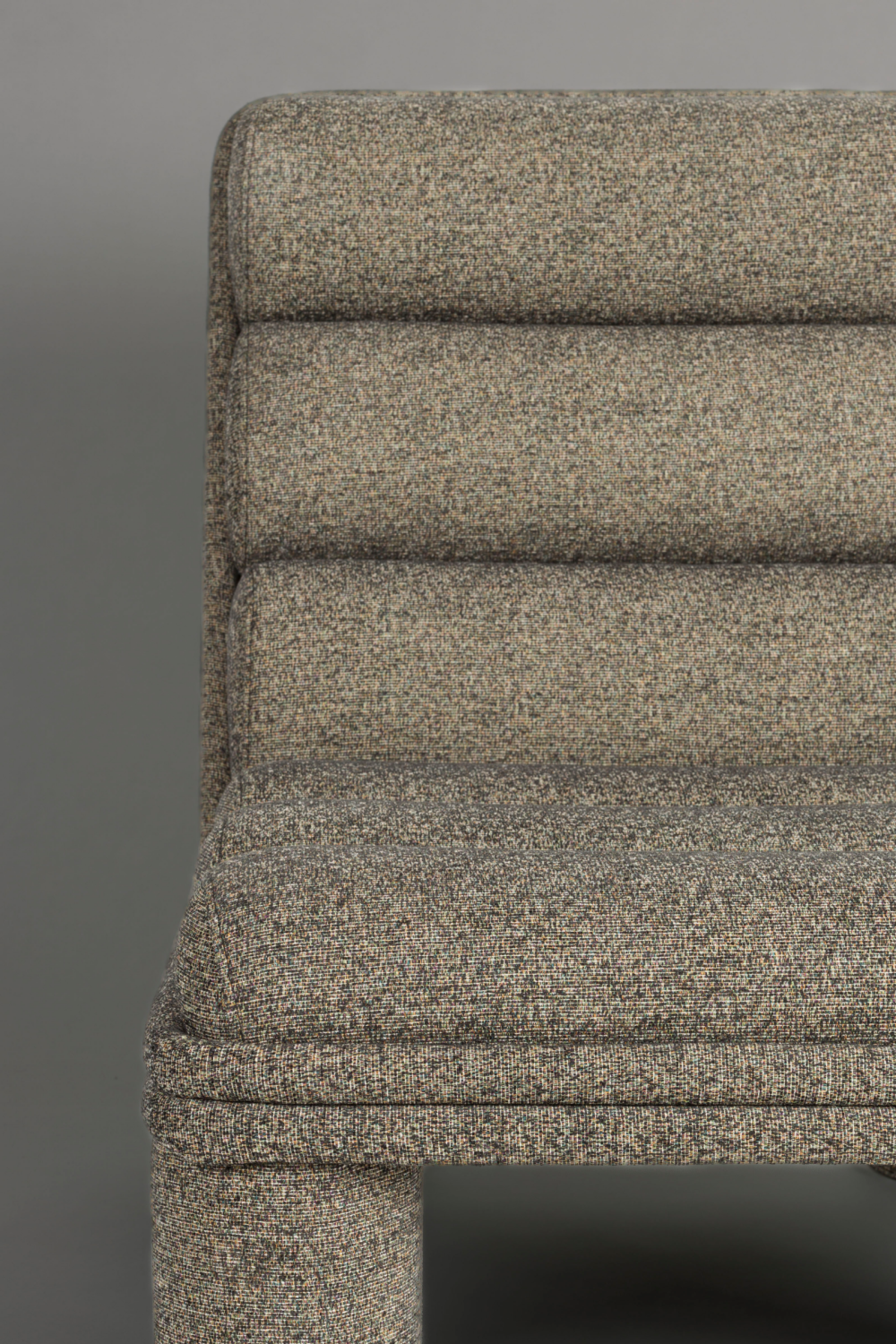 Bouclé Channeled Lounge Chair | Dutchbone Fern | OROA.com