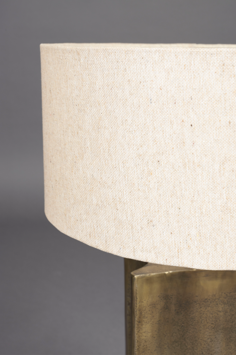 Cream Linen Table Lamp | Dutchbone Rico | OROA.com